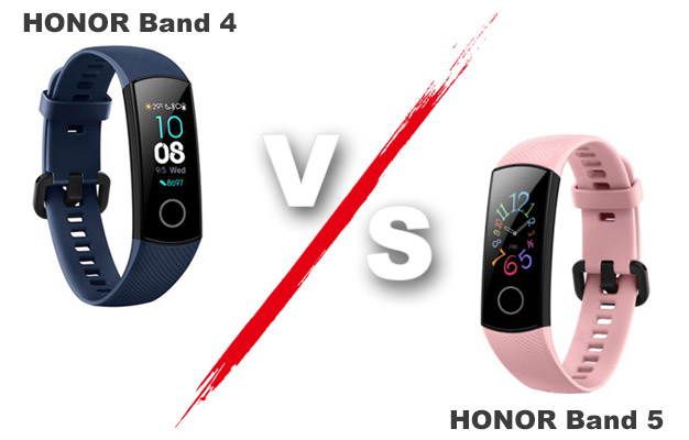 Honor Band 5 VS Honor Band 4 Comparison