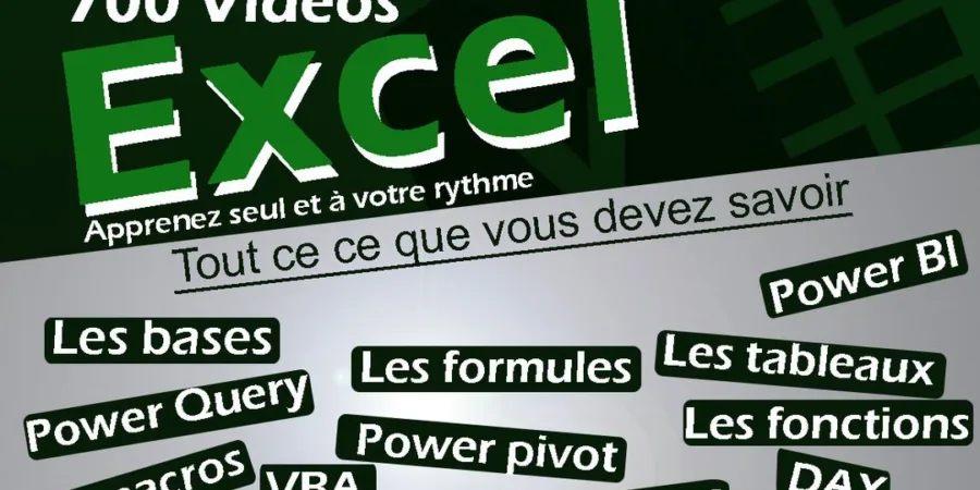 FORMATION EXCEL DEBUTANT à EXPERT PACK DE FORMATION VIDEO AUTODIDACTE MICROSOFT... 458607603 1054839763309457 2179443796031126087 n