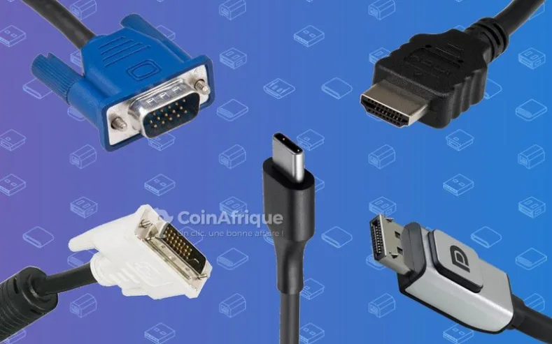 Câbles VGA – DVI – SDI – HDMI – DP – USB-C