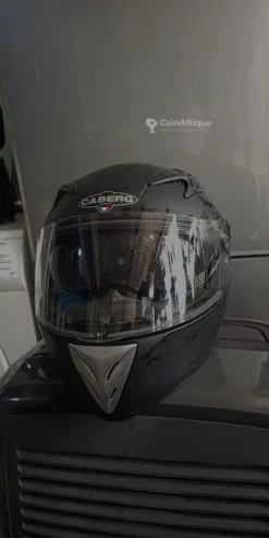 Casque moto intégral + double lisière