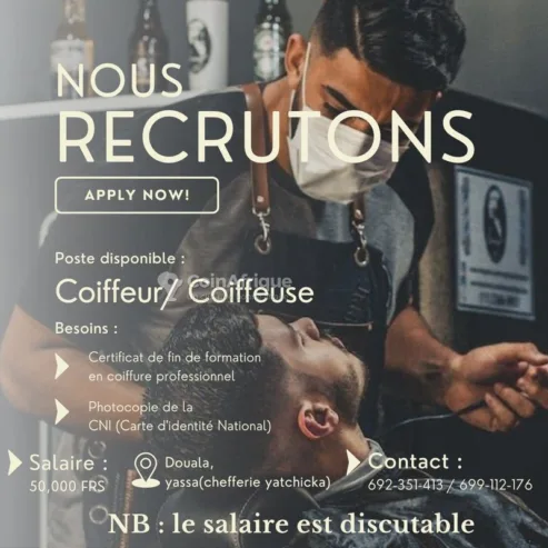 Offre d’emploi – Coiffeur