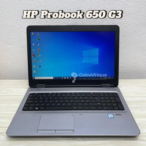 PC HP Probook g3 8ème génération i7 500 g/8 g 5 h