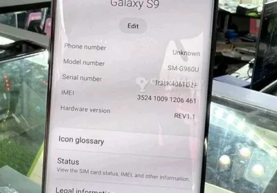 samsung galaxy s9 – 2sim – 64gb rom – 4gb