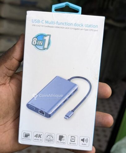 Hub multiport 8 en 1 type c