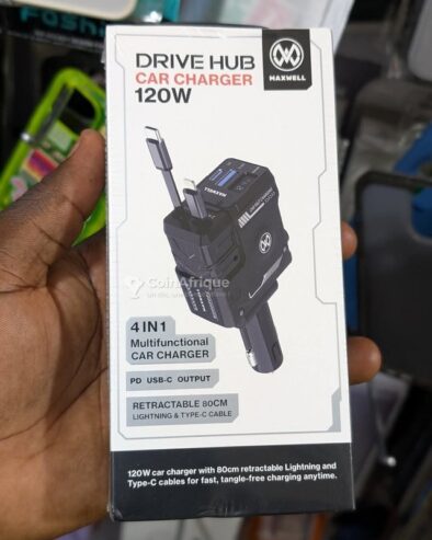 Chargeur Auto Maxwell (4 en 1)