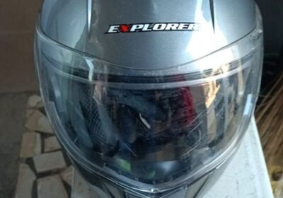 Casque moto modulable avec double visière